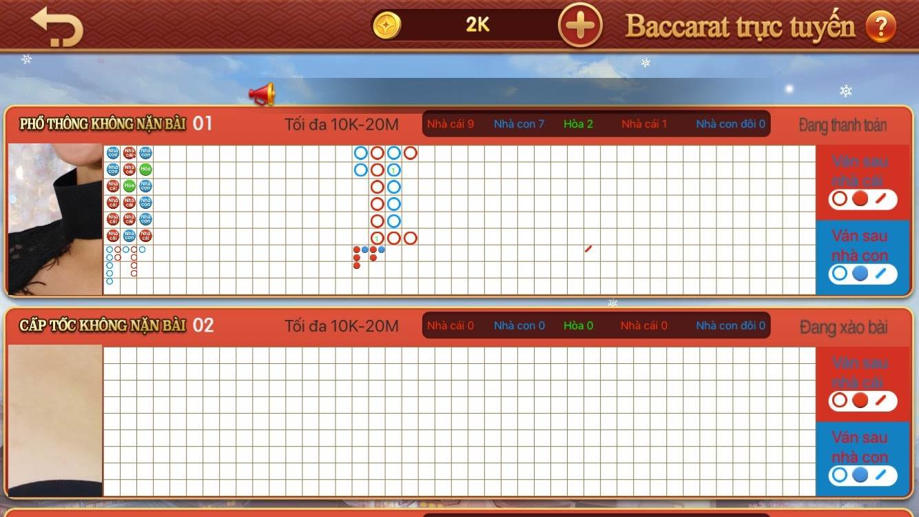 Baccarat Trực Tuyến cf68 Baccarat trực tuyến CF68