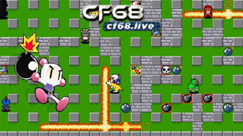 Chơi game bom bom thú vị, giao diện đẹp, kiếm tiền hay tại CF68 Luật chơi game bom bom