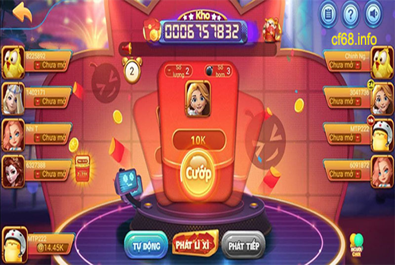 Chơi game bom bom thú vị, giao diện đẹp, kiếm tiền hay tại CF68 Kinh nghiệm trong quá trình chơi game bom bom