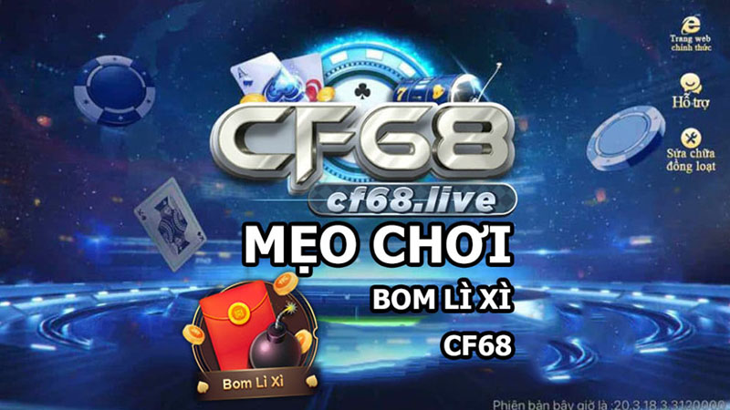 Chơi game bom bom CF68 - game slot hấp dẫn, giao diện đẹp Trải nghiệm chơi slot game hấp dẫn bom bom CF68 tại cổng CF68