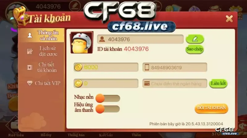 Rút tiền cf68: Cách thức rút tiền dễ dàng và nhanh chóng Các bước để rút tiền CF68