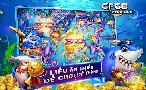 Top 5 cách chơi bắn cá thắng lớn tại cf68 thông qua cách chơi ria Cách chơi bắn cá ria cf68 - bắn theo bầy