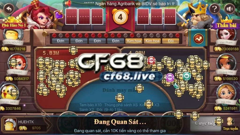 Mẹo chơi Đại chiến đỏ đen cf68 club bất bại mẹo chơi đại chiến đỏ đen cf68 club