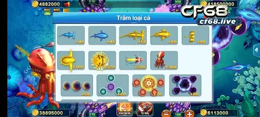 Trò chơi bắn cá trò chơi bắn cá Cùng cf68 lý giải sức hấp dẫn Kiên trì với mục tiêu tiêu diệt cá lớn trên bàn game