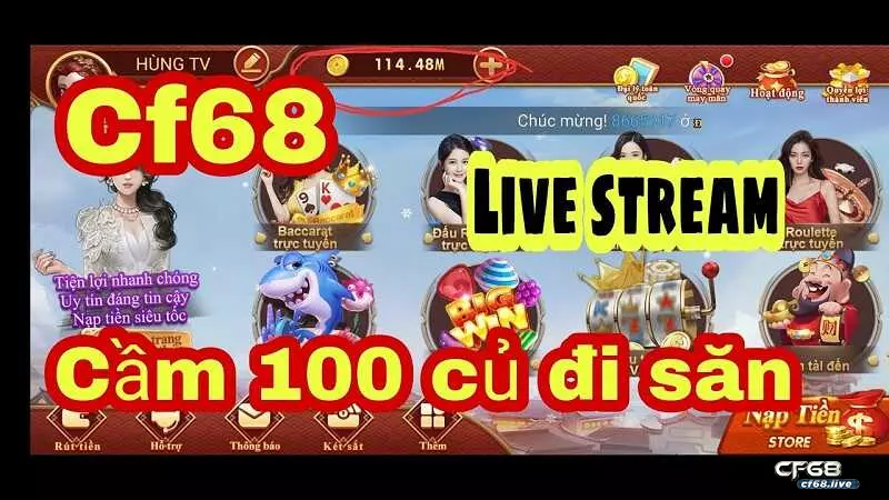 Khám phá kho tàng game CF68 siêu to khổng lồ game CF68
