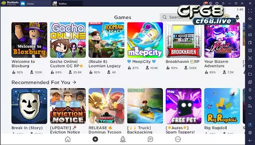 Cách chơi roblox tren may tinh Cf68 hướng dẫn cho người mới Hướng dẫn cách chơi roblox tren may tinh