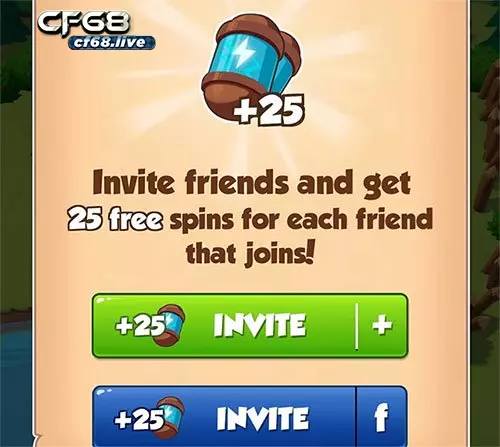 Cách bug spin coin master hiệu quả nhất 2021 Cách bug spin coin master bằng cách mời bạn bè trên Facebook