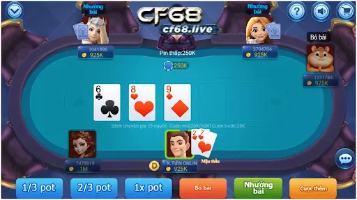 Poker Chat – Luật Chơi Poker Chat Siêu Đỉnh 1 So tài Poker tại cf68