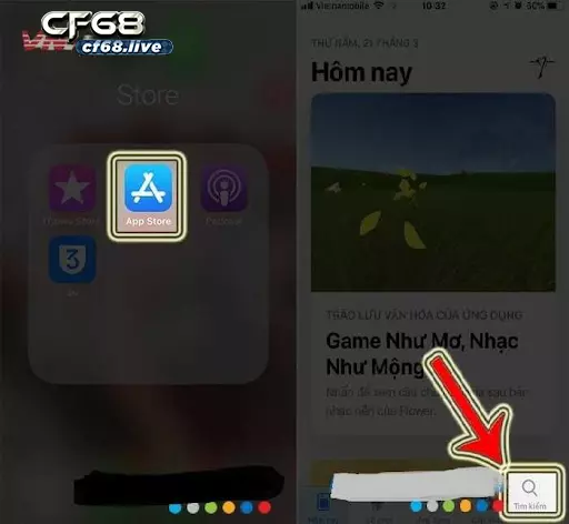 Tai game dat bom Hướng dẫn chi tiết tại nhà cái cf68 Hướng dẫn cách tai game dat bom trên điện thoại đối với hệ điều hành iOS
