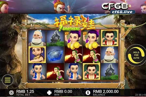 Khám phá cách chơi game bảy anh em hồ lô cực hot tại cf68 Các biểu tượng trong game