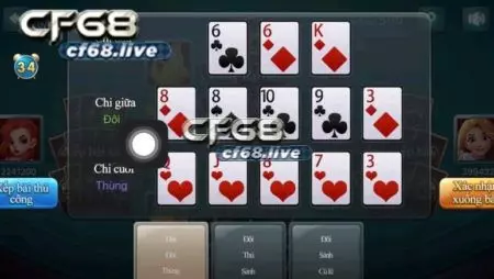 Tìm hiểu cách chơi poker mậu binh đạt đỉnh chóp tại cf68 Cách chơi poker mậu binh