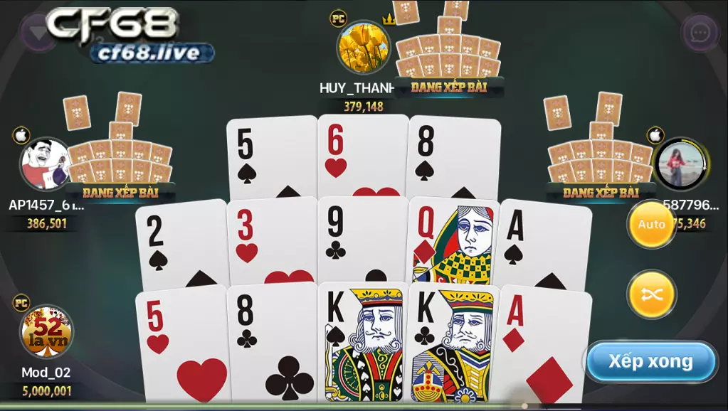 Cách tính chi trong binh xập xám tại cf68 club Có bao nhiêu chi trong binh xập xám?