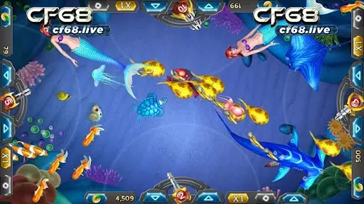 Top 5 cách chơi bắn cá thắng lớn tại cf68 thông qua cách chơi ria Cách chơi bắn cá ria cf68 - xả đạn liên tục vào cá