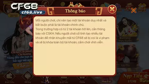 Bắn cá game - Giới thiệu cách chơi Cf68 Thông báo của nhà cái trực tuyến cf68
