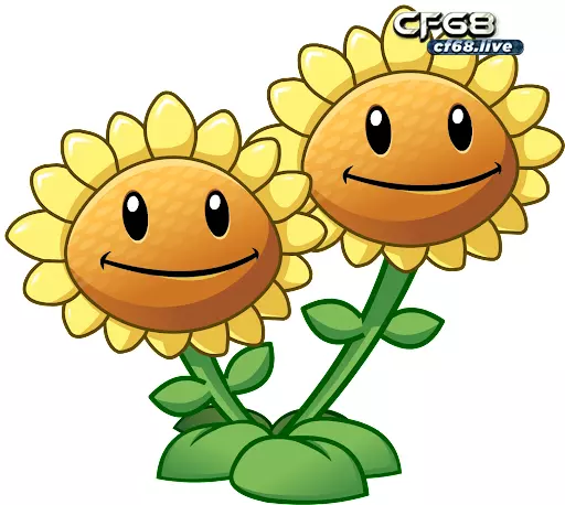 Các loại cây trong plants vs zombie 2 - Cùng cf68 tìm hiểu chung Twin Sunflower