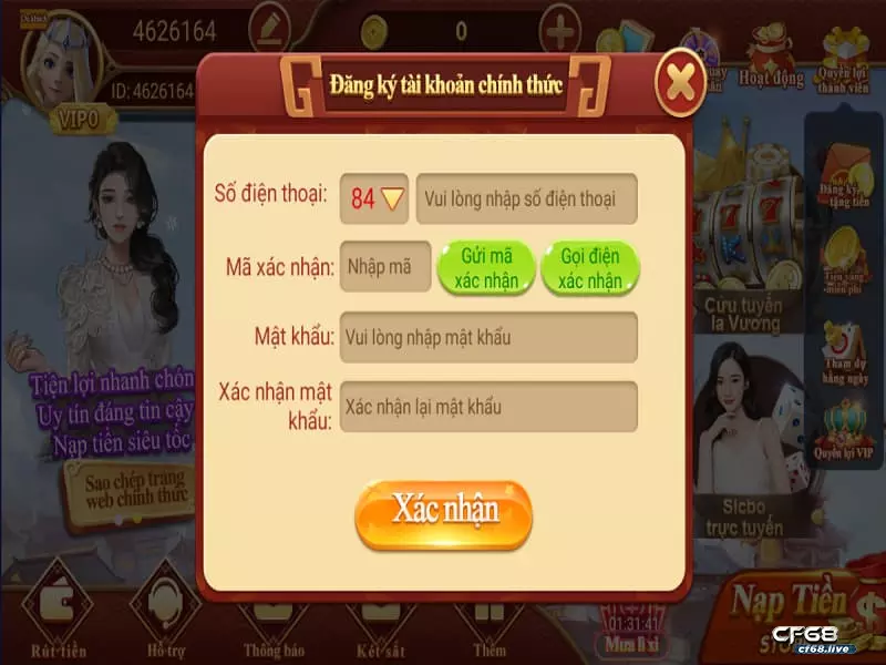 Cf68 web - Game bài cực chất, đỉnh cao giao diện Thông tin lưu ý