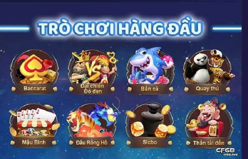 Trang chủ CF68 chính thức 2022 - Trang game đỉnh siêu VIP trang chủ CF68