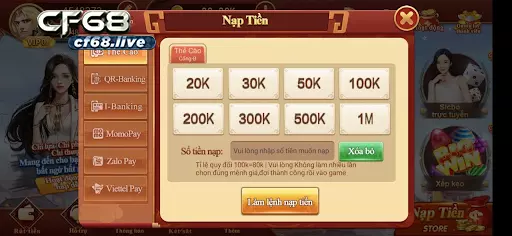 Tai game dat bom Hướng dẫn chi tiết tại nhà cái cf68 Cách nạp tiền sau khi tai game dat bom cf68