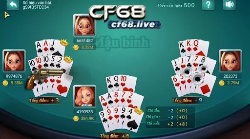 Tìm hiểu cách chơi poker mậu binh đạt đỉnh chóp tại cf68 Quy luật đặt cược poker mậu binh
