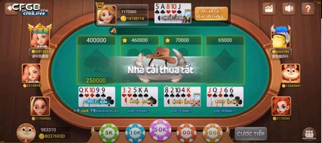 Mẹo chơi game Bull Bull Casino cf68 cho người mới chơi Mẹo chơi game bull bull casino cf68