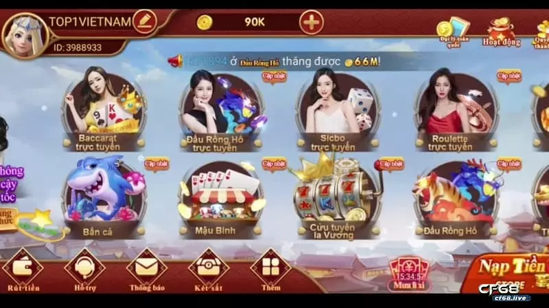 Bật mí anh em về CF68 tai game trong vòng vài phút Bật mí anh em về CF68 tai game trong vòng vài phút