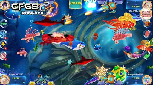 Bắn cá game - Giới thiệu cách chơi Cf68 Trong một số trường hợp nên ưu tiên bắn cá nhỏ