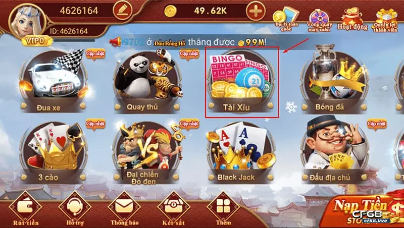 Cách trơi tài xỉu CF68 luôn thắng không nên bỏ qua Cách trơi tài xỉu CF68 luôn thắng