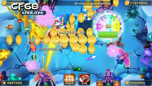 Bắn cá game - Giới thiệu cách chơi Cf68 Bắn cá game cf68 - kiếm xèng khủng mỗi ngày