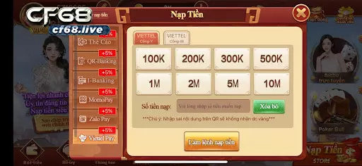 1.Nạp The Điện Thoại Bằng Mã Qr Viettel Ưu Điểm Và Nhược Điểm Một số lưu ý trong việc nạp thẻ điện thoại bằng mã QR Viettel ở Cf68