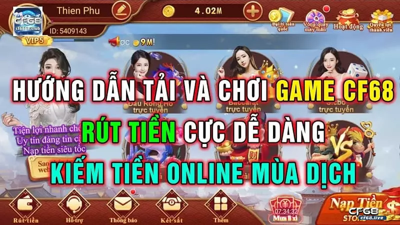 Download CF68 về hệ điều hành IOS, Android và PC download cf68