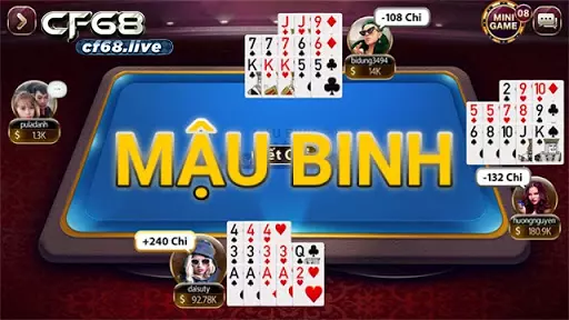 Cách tính chi trong binh xập xám tại cf68 club Đánh bài binh xập xám