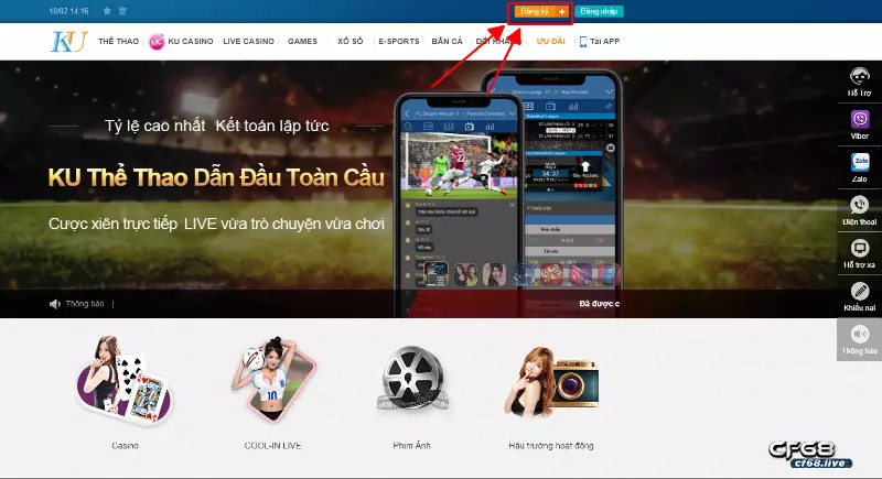 Đăng ký kubet cho người mới như thế nào - Tìm hiểu cùng CF68 Cách đăng ký kubet