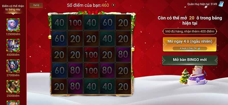 Bingo liên quân là gì? Cách nhận trang phục hiếm tại Bingo Bingo Liên quân nhận trang phục hiếm