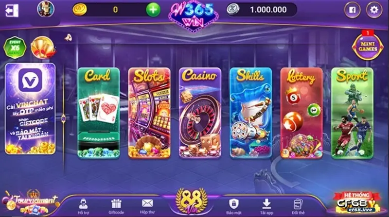 Win365 - Cổng game uy tín và nổi bật - Thông tin chi tiết Kho game của Win365 có những trò chơi hấp dẫn nào?