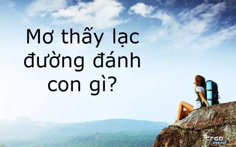 mơ đi lạc đường cf68 mơ đi lạc đường