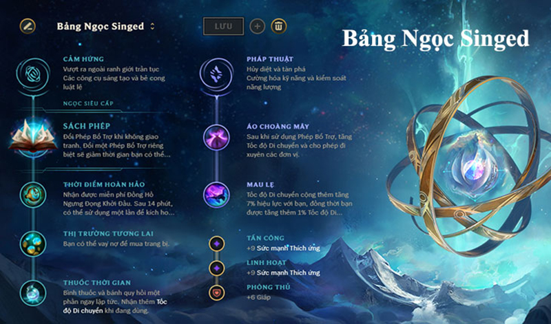 Bảng bổ trợ singed lên đồ như thế nào là hiệu quả nhất? Bảng bổ trợ singed - Tìm hiểu thông tin meta để áp dụng những lối chơi singed hay nhất