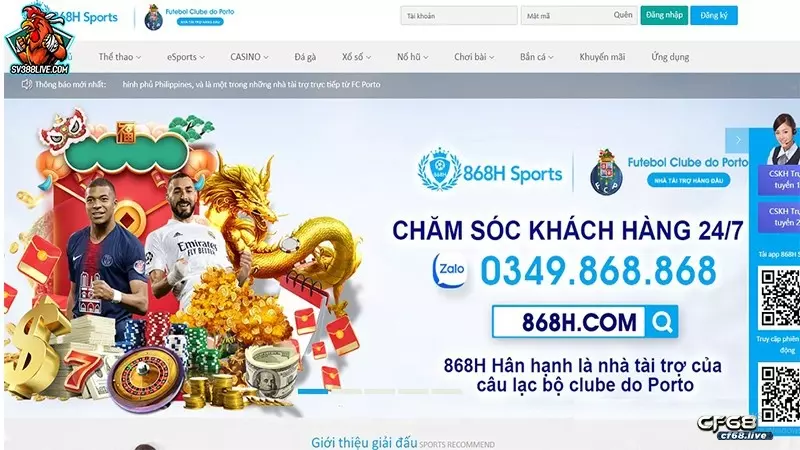 868h - Chiến lược cá cược bóng đá 868h
