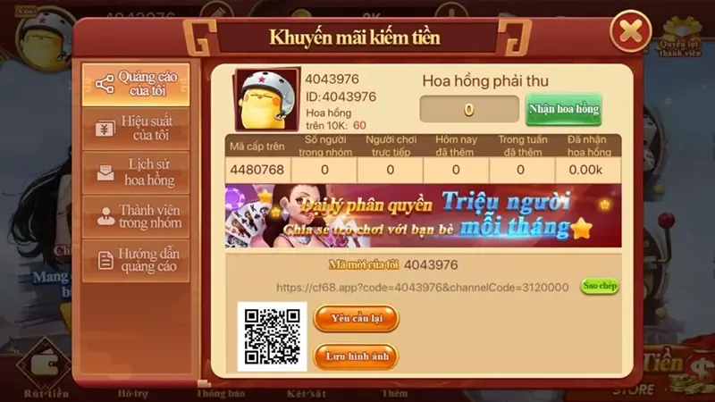 CF68 trên PC - Trải nghiệm sự hấp dẫn, độc đáo và tiện lợi CF68 luôn có những chương trình khuyến mãi và ưu đãi hấp dẫn
