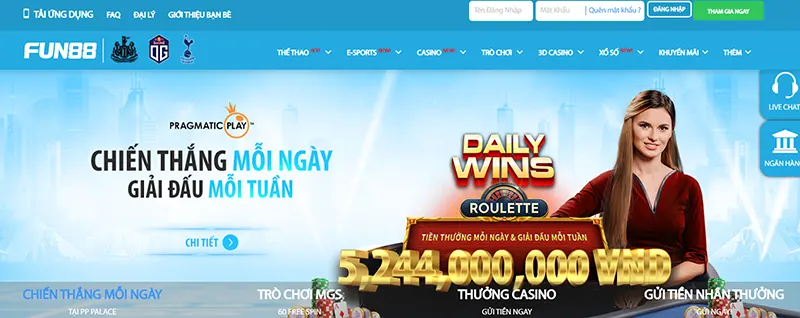 Game Fun88 có những gì? Những trò chơi nổi bật nhất tại Fun88 Đặc điểm nổi bật về Game Fun88