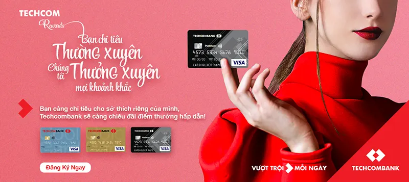 Techcombank Rewards: Tận hưởng quyền lợi, ưu đãi đặc quyền Techcombank Rewards mang đến cho khách hàng những ưu đãi đặc biệt