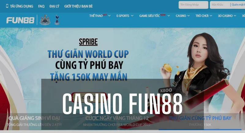 Casino Fun88 - Đa dạng các trò chơi, cơ hội thắng lớn Casino Fun88 cung cấp một loạt các trò chơi casino trực tuyến phong phú