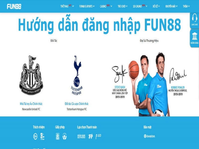 Dangnhap fun88 nhanh chóng, đơn giản và chính xác nhất Dangnhap fun88 - Tìm hiểu thông tin về nhà cái fun88