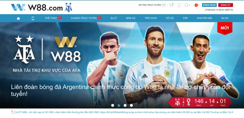 Trang web W88 có uy tín không? Thông tin chi tiết web W88 Web W88 sở hữu kho game ca cược đa dạng và hấp dẫn