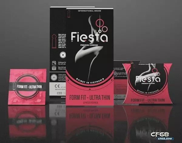 Bao cao su mới Fiesta - 3 dòng sản phẩm siêu mỏng! Thương hiệu bao cao su Fiesta được thành lập vào năm 1993 và không ngừng phát triển