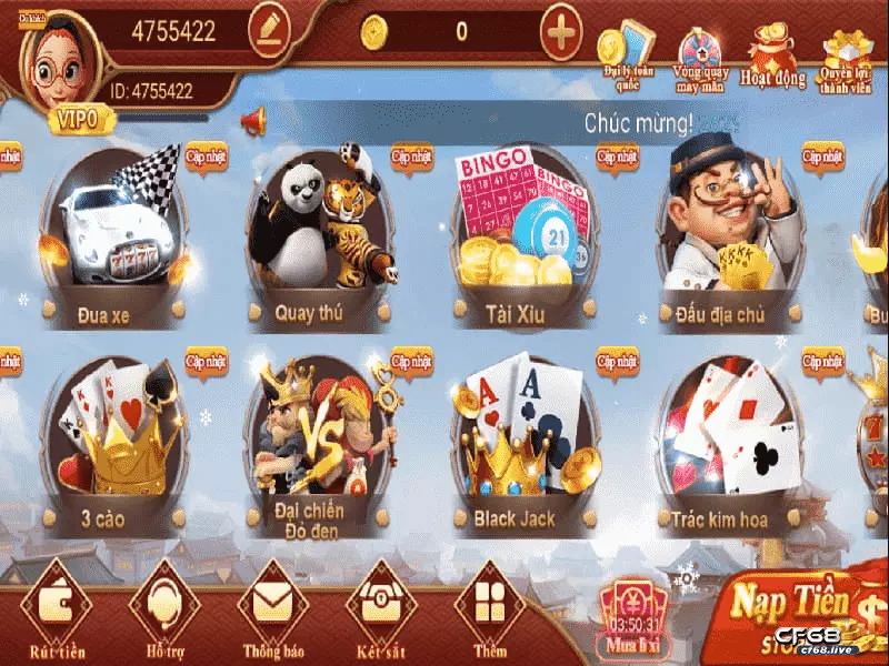 Tải app cf68 về thiết bị điện thoại nhanh, gọn, lẹ tải app cf68