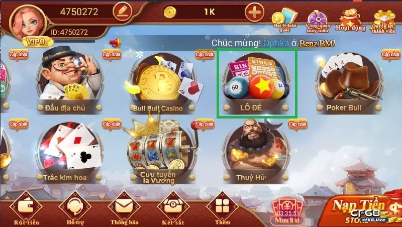 Soi cau xsmn online - Bỏ túi 5 vấn đề quan trọng khi chơi Chọn cf68 soi cai xsmn online