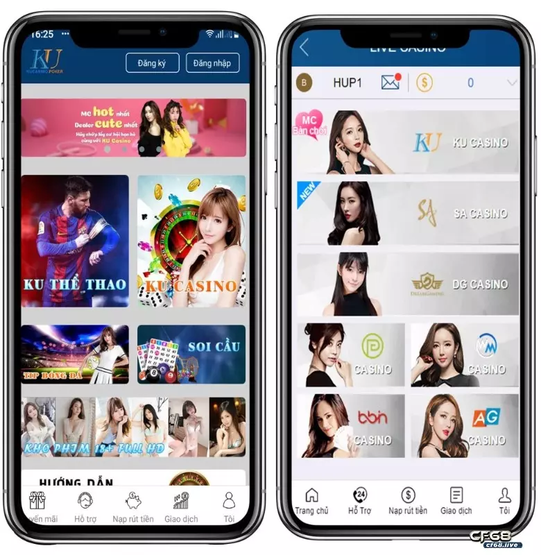 App ku casino - không gian game thịnh hành nhất 2022 Có nhiều sản phẩm giải trí bên trong ứng dụng ku casino