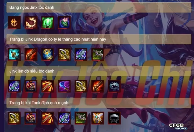 cách chơi jinx tốc chiến mùa 3 cách chơi jinx tốc chiến