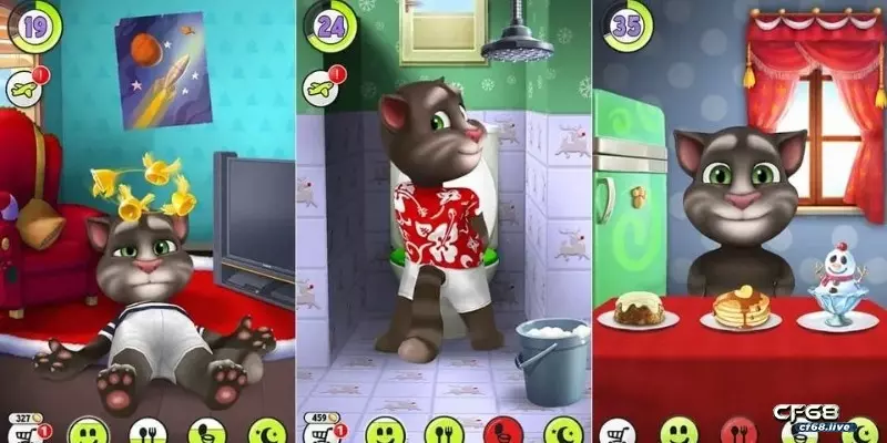 Game meo My Talking Tom No1 - Giới thiệu thông tin trò chơi Đánh giá về đồ họa và âm thanh của game meo Tom