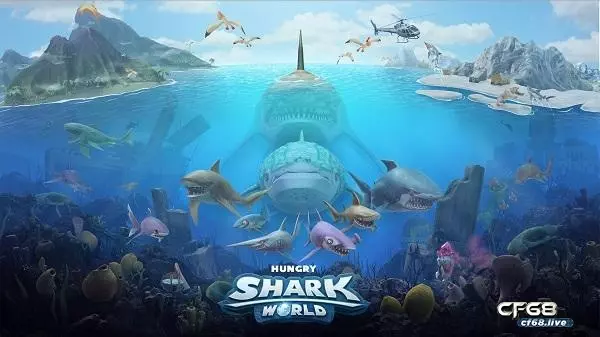 Game san Hungry Shark World – Game 3d săn cá mập hấp dẫn Game san Hungry Shark World mang tính giải trí và thư giãn cao